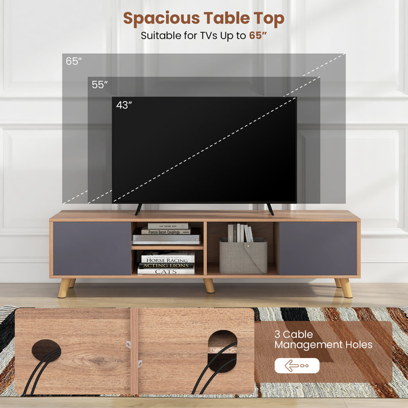 Unfinished TV Stand for TVs up to 65"