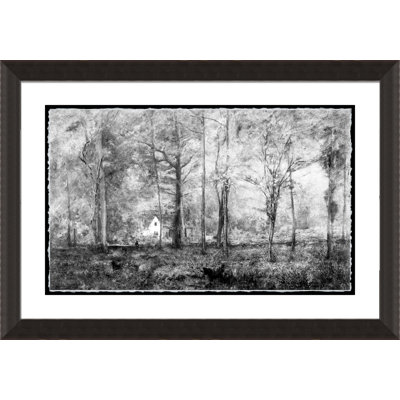 House In The Forest Painting