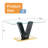 Large Modern Minimalist Rectangular Glass Dining Table For 6 - 8 People, Featuring 0.4" Tempered Glass Top, MDF Slab, V - Shaped Bracket, Base, Ideal For Kitchen, Dining, Living, Meeting, Banquet Spaces, Merging Style And Functionality