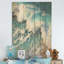 Tropical Ocean Breeze From Above I - Plage et océan sur bois-877244960