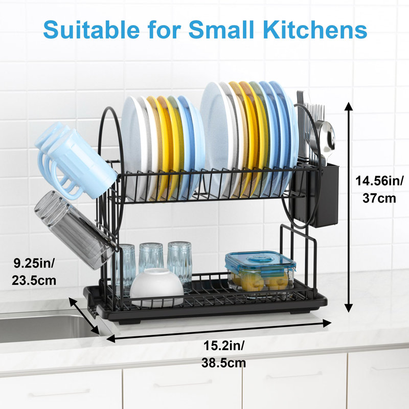 Aymond Stainless Steel Two Tier Dish Rack