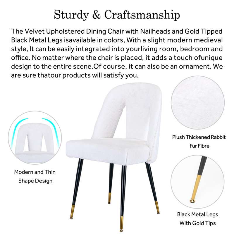 Chaise Yisell, Blanc, 2