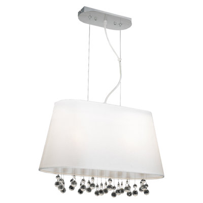 Harry 2 - Light White Crystal Pendant