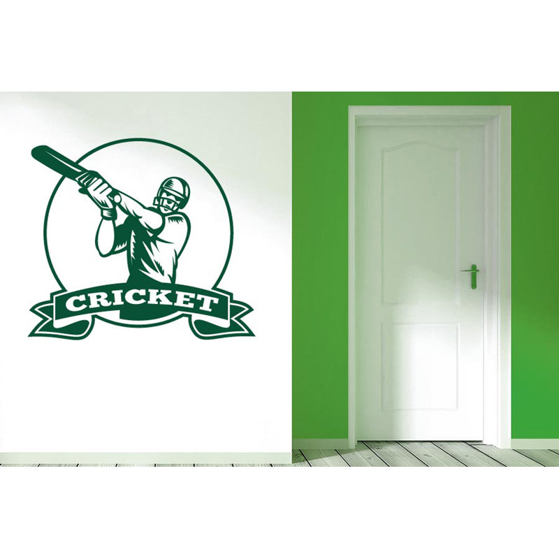 Sports Wall Decal, Dark Green, Medium