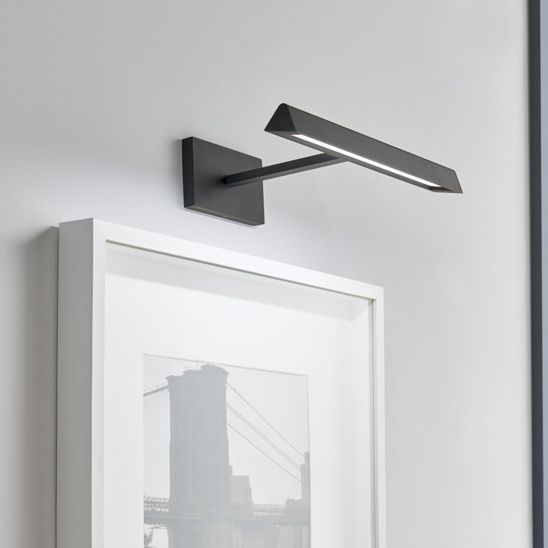 Dessau Dimmable LED Wall Mounted Picture Light, Nightshade Black