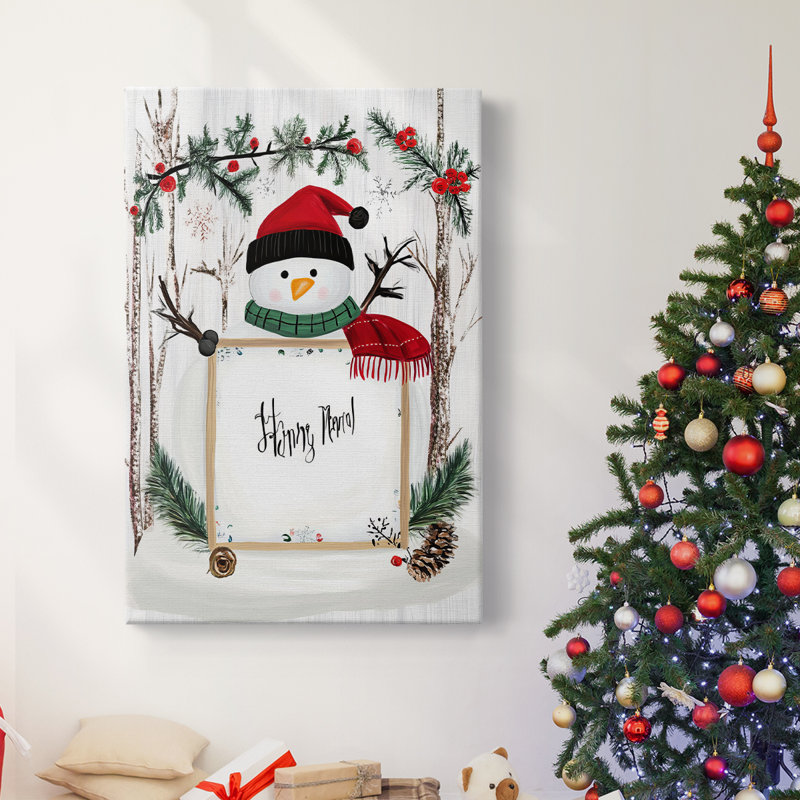 Art des Fêtes de Noël - Toile tendue avec châssis XXV III, H 27 po x l 18 po