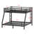 Space-Saving Metal Bunk Bed with Noise-Reducing Design