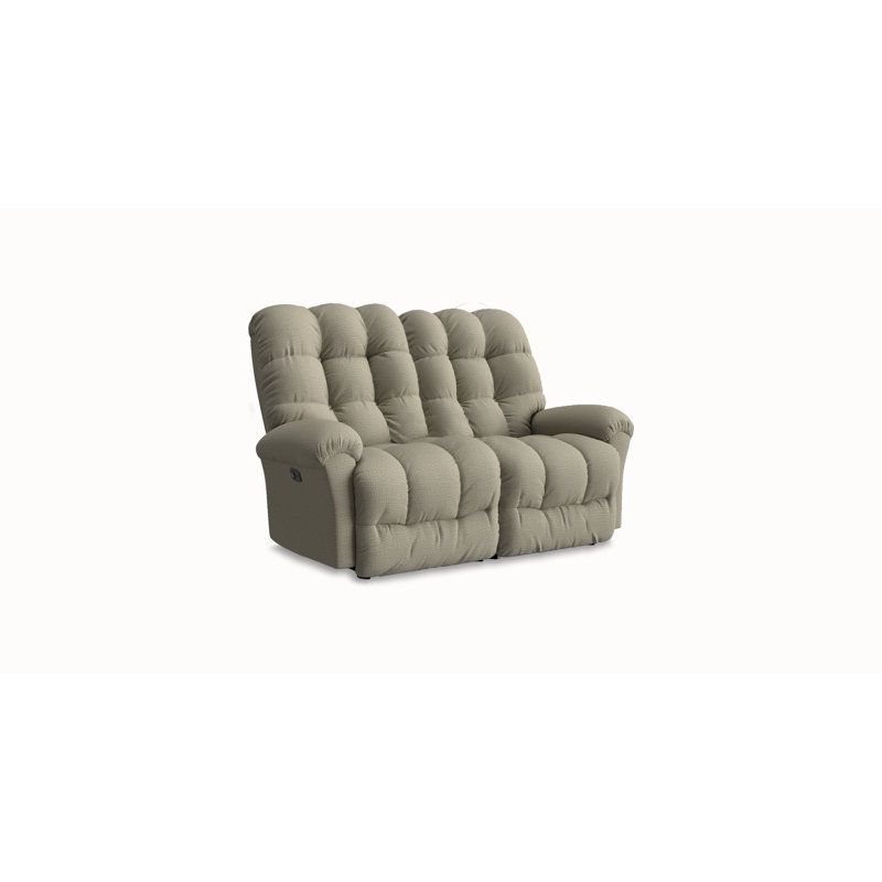 Upholstered 66.5'' Reclining Loveseat, Marble