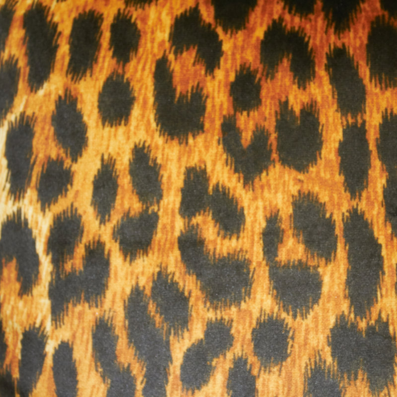 Animal Print Feather Reversible Throw Pillow