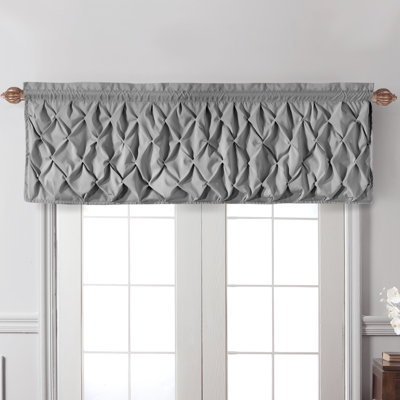 Modern Window Valance with Rod Pocket