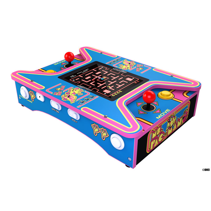 Arcade 1up Mlle Pac-Man Counter-to-Head Countercade 6 jeux en 1