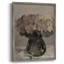Impression florale vintage encadrée XLVII - bois massif