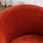 Fabric Swivel Accent Armchair Barrel Chair With Powder Coating Metal Ring-213276247