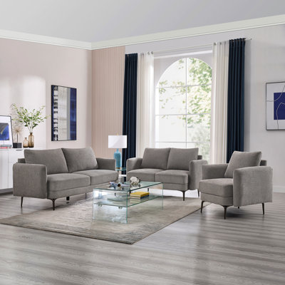 Sofia 1+2+3 Seater Fabric Living Room Sets Set