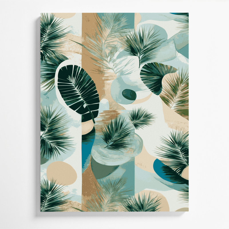 Art abstrait sur toile, formes abstraites brunes, H 10 po x l 8 po