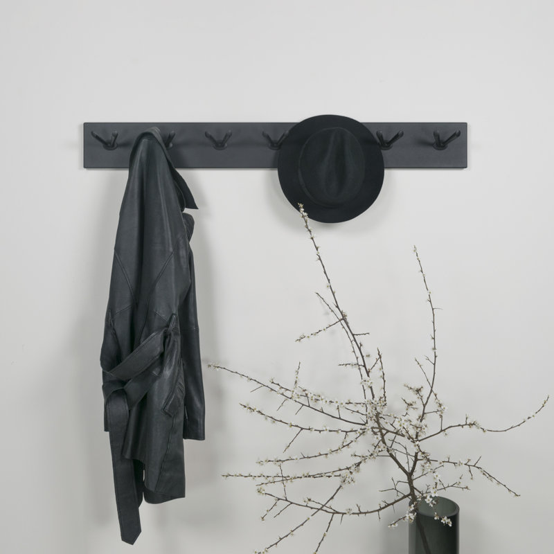 Pull Metal Wall 14 - Hook Wall Mounted Coat Rack
