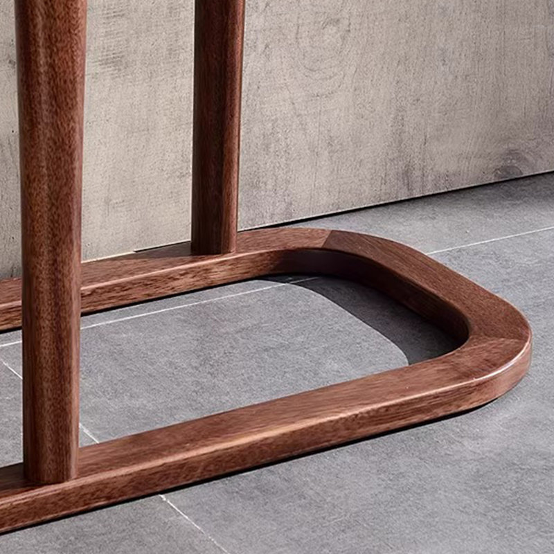 Console moderne brune simple, H 33,5 po x l 54,3 po x P 13,8 po