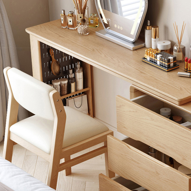 Makeup Vanity with Light mirror,3 drawers