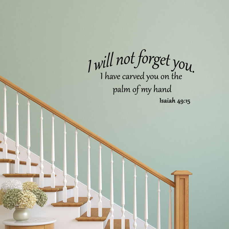 Glenloft Text & Numbers Wall Decal, 21" H x 38.5" W