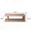 Table basse en bois