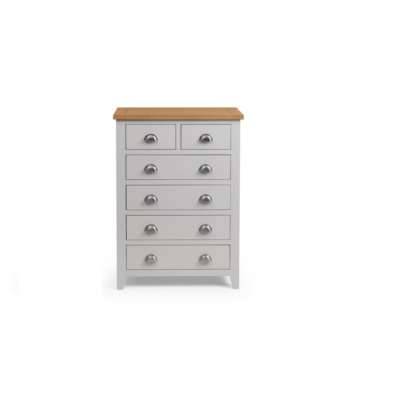 Port Mahon 83cm W 6 - Drawer Chest of Drawers