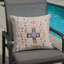 Coussin décoratif intérieur / extérieur bleu Modern Modern-115169507-115169350