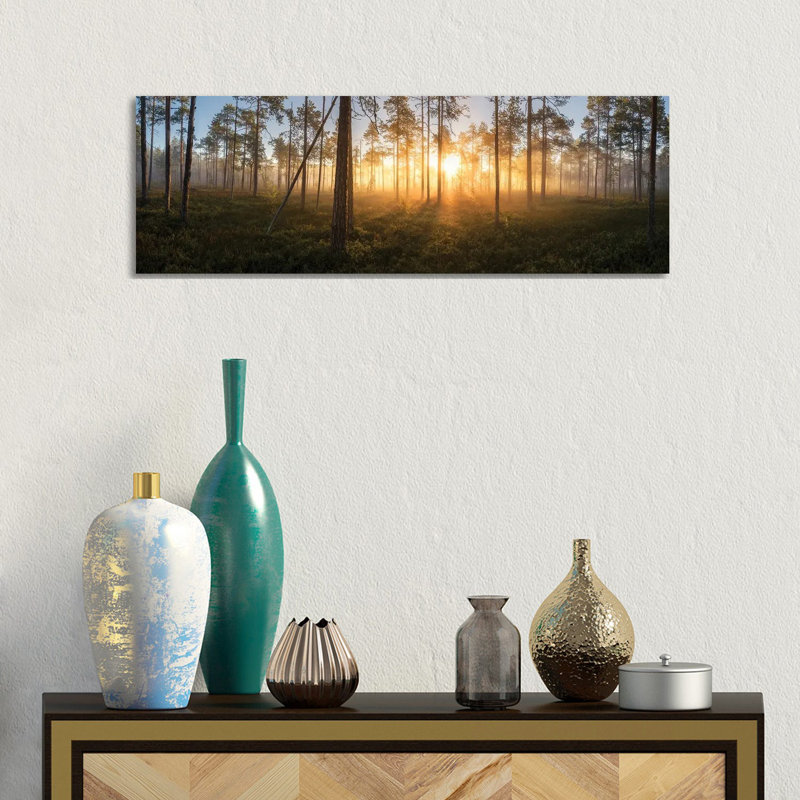 Panorama Of Silence by Andreas Stridsberg - Wrapped Canvas Panoramic Print, 30.48 cm H x 91.44 cm W x 1.91 cm D