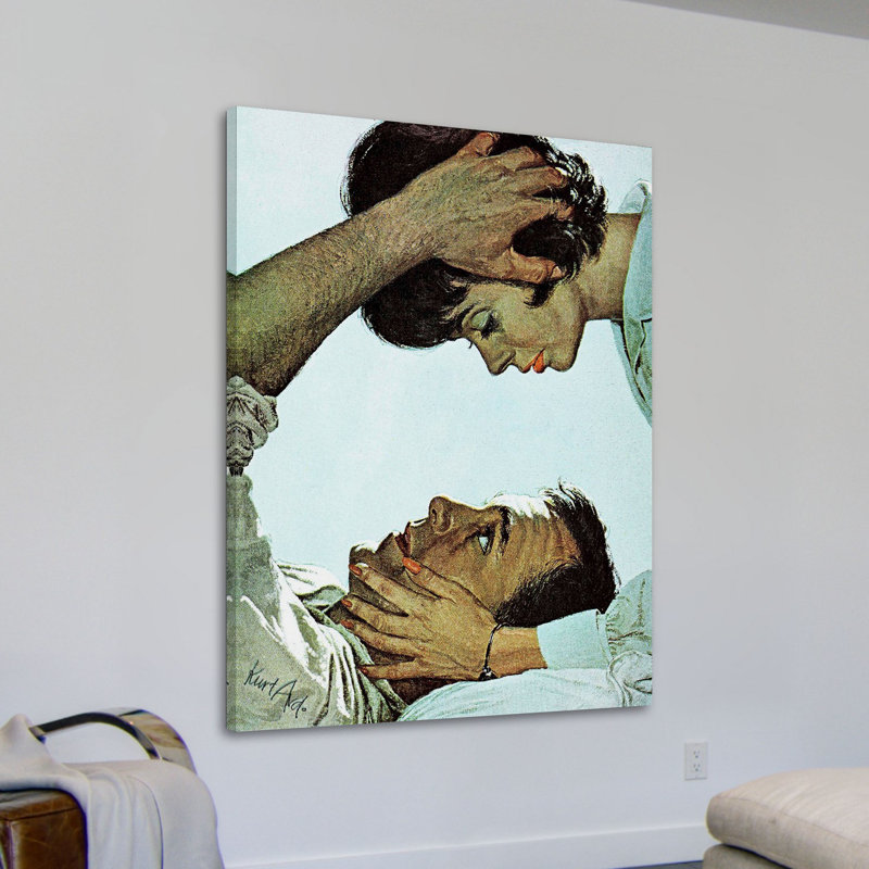 Impression de talisman rétro sur toile tendue, H 31 po x l 24 po x P 1,5 po