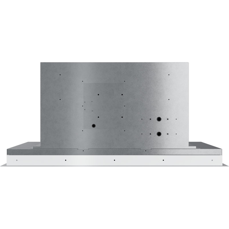 Lux Glo 36 in. Body Only Island Range Hood with LED Lights in White