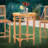 Bauman Solid Teak Wood Bar Table, 38 inch-2056509515