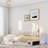 Extendable Upholstered Daybed With 2 Storage Drawers And Led Light-542106542