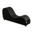Chaise longue de 64 po en similicuir avec coussins en forme de S et coussins-880459836