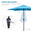 Parasol de marché 106,3 po Spero