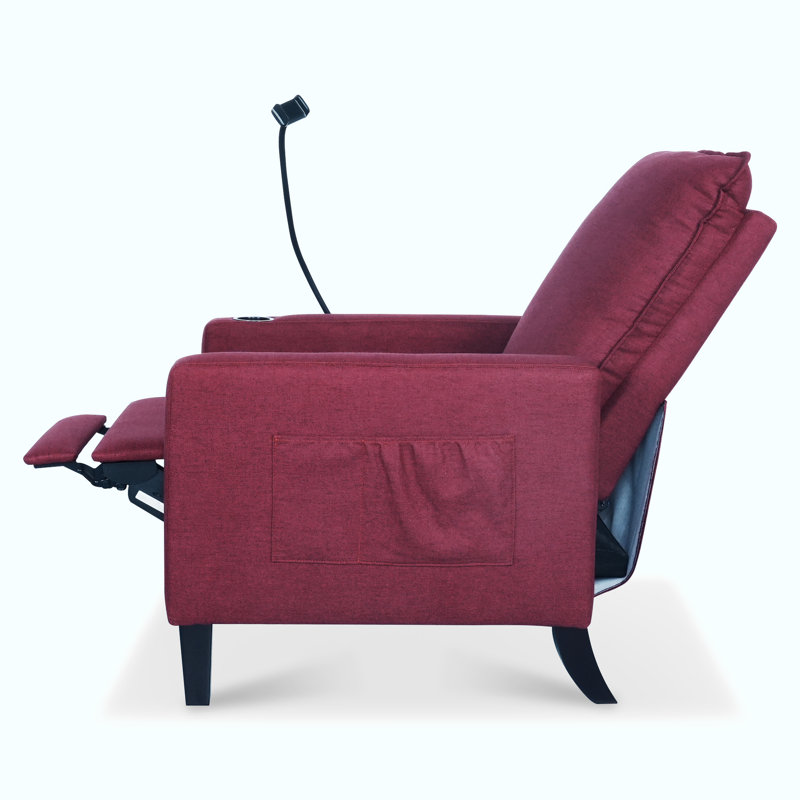 Fauteuil inclinable manuel, Rouge
