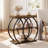 End Table With Storage Shelves
