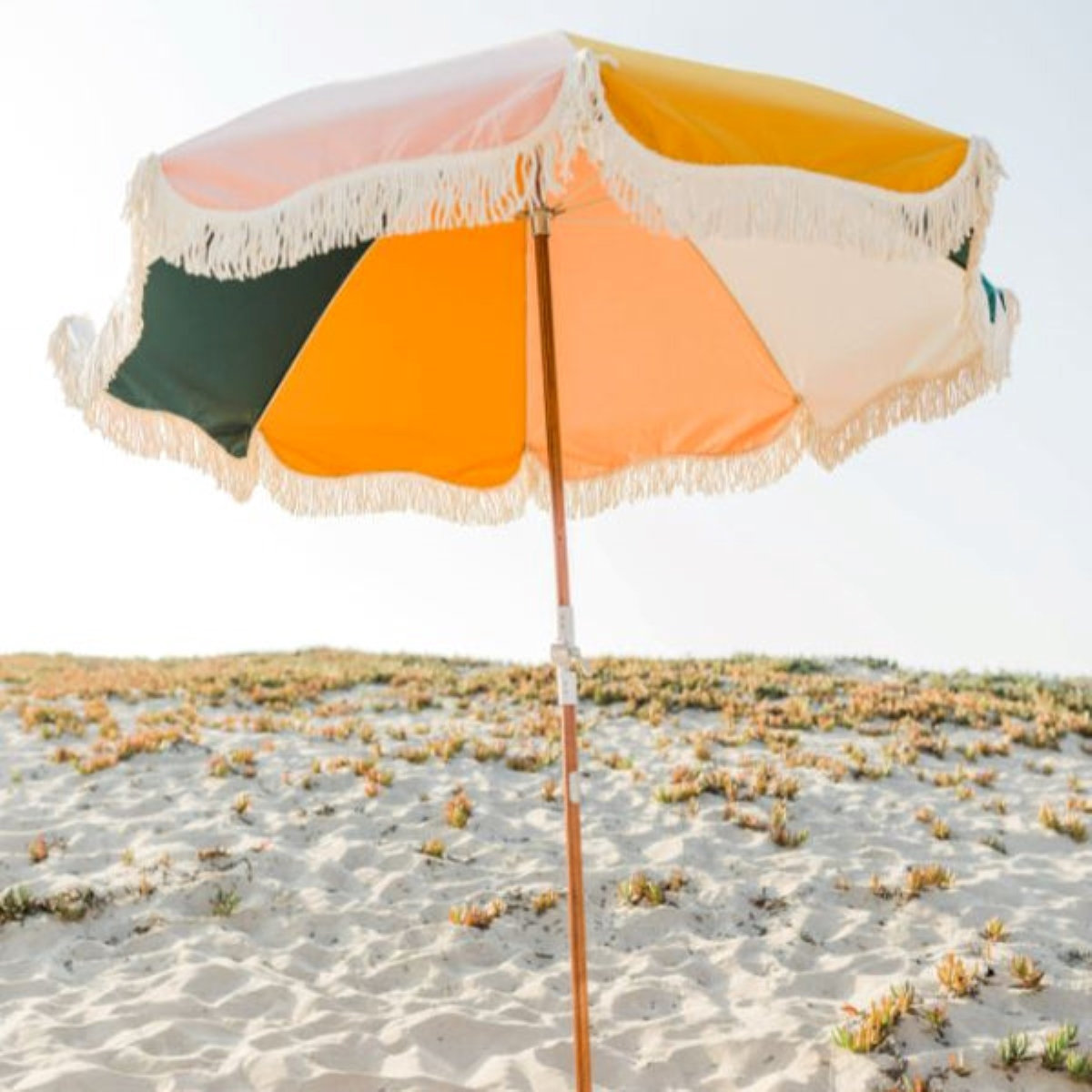 6' Umbrella, Pink/Yellow/Green