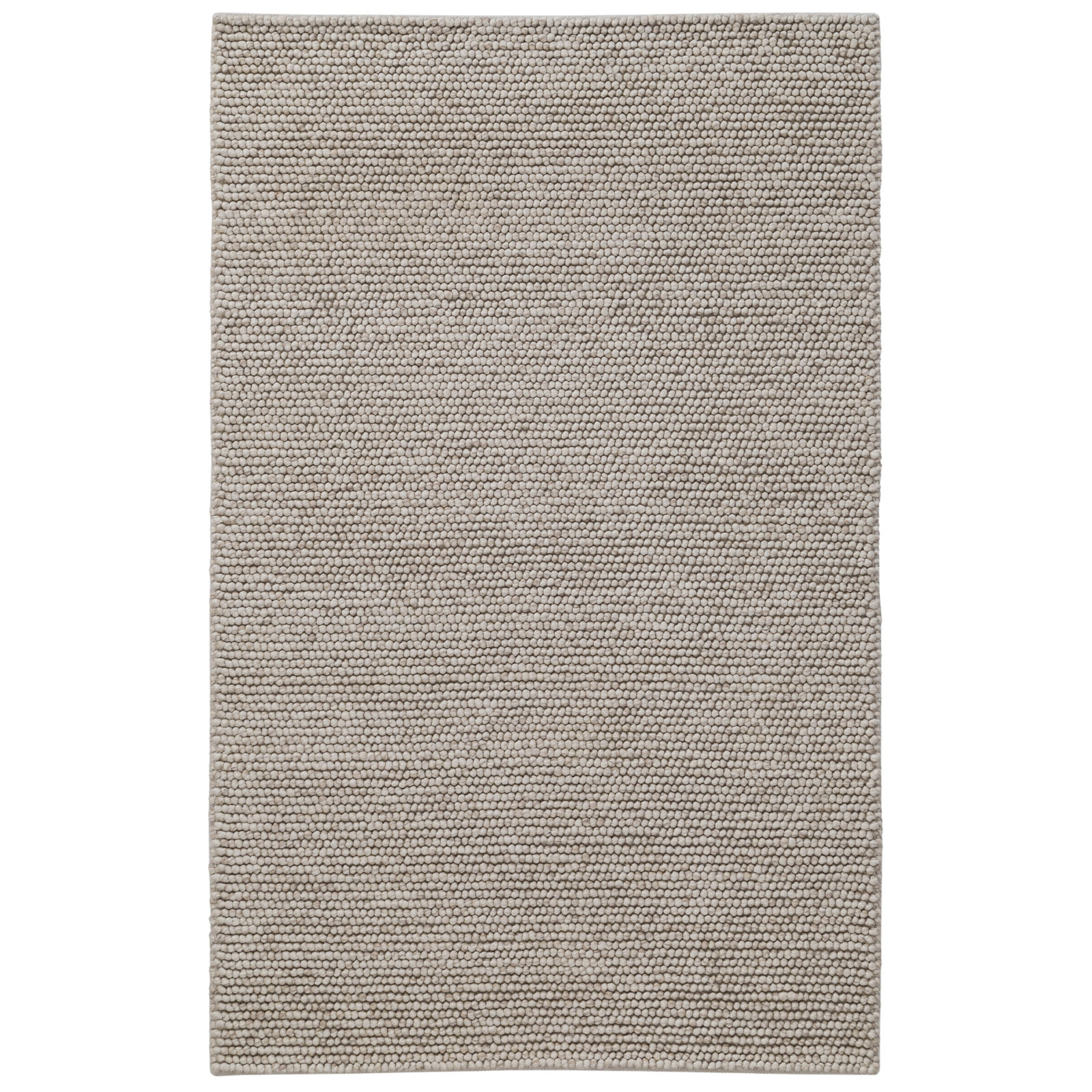 Elida Handwoven Flatweave Wool Area Rug, Rectangle 2' x 3', Beige