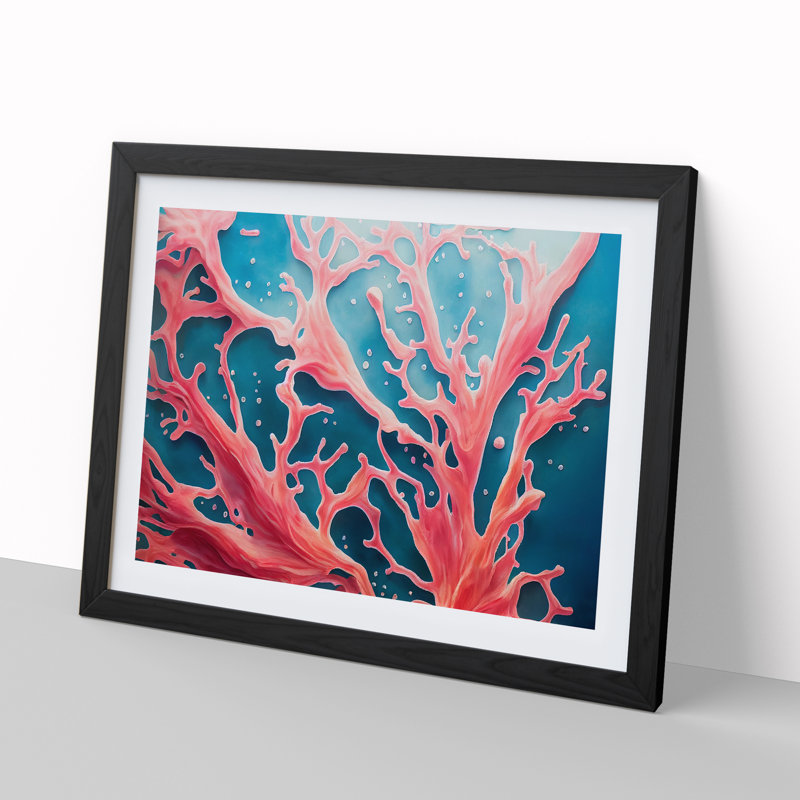 Coral Reef Vol.2 - Framed Print, Black, 25cm H x 34cm W x 2cm D