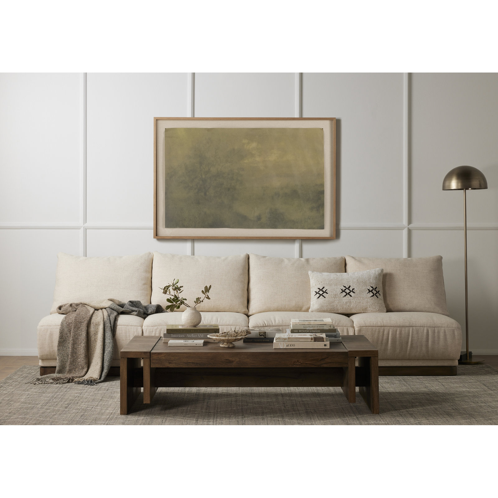 Bria "Expanse" Painting by Aileen Fitzgerald, 40" H x 60" W x 2.5" D