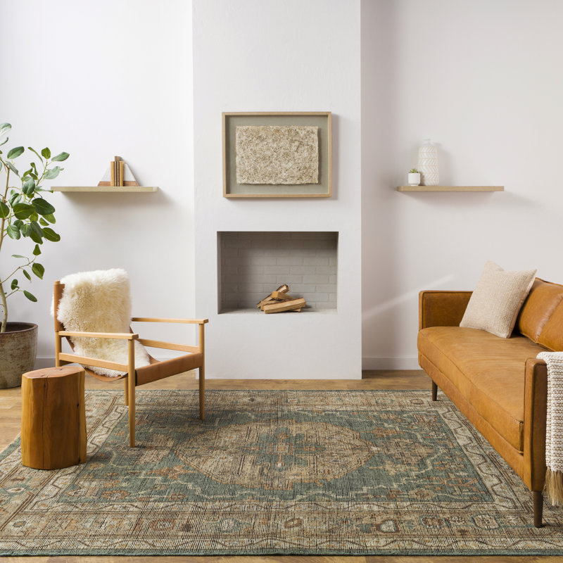 Meja Wool Oriental Area Rug, Rectangle 8' x 10'