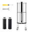 2.25G Gravity-fed Water Filter Countertop System Stainless Steel 2 Filters