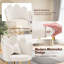 Chaises de bureau KORSER, fauteuil de coiffeuse en velours avec oreiller incliné, fauteuil pétale moderne pour le salon, la chambre à coucher-1164916632