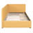 Twin Size Bed Frame With Upholstered Linen  Yellow  & 2 Storages - Daybed, No Box Spring For Organized Living Yellow , Smart Storage-1349693202