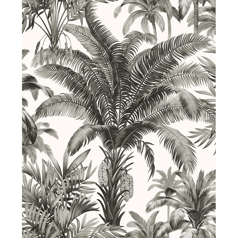 Papier peint adhésif Carraton, Noir / blanc