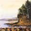 «Peaceful Lake», reproduction sur toile