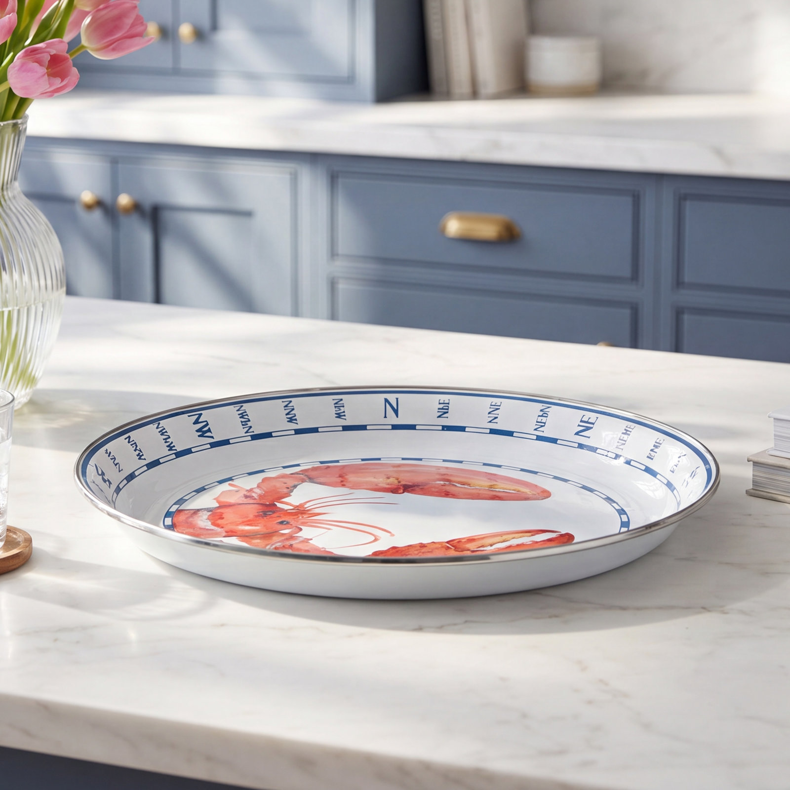 Lobster Enamel Platter