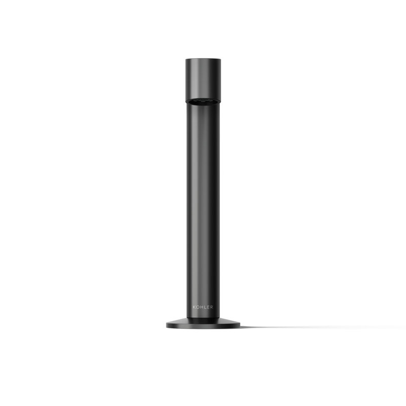 Components Bathroom Sink Spout with Row Design, Matte Black