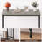 GarveeHome Contemporary Narrow Console Table with Glass Shelf & Metal Frame – 2-Tier Small Entryway Sofa Table for Living Room, Bedroom, or Foyer