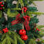 12 pièces de décoration de cloche de Noël en métal avec nœud, corde de jute et baies, ornements de ferme rustique pour arbre de Noël