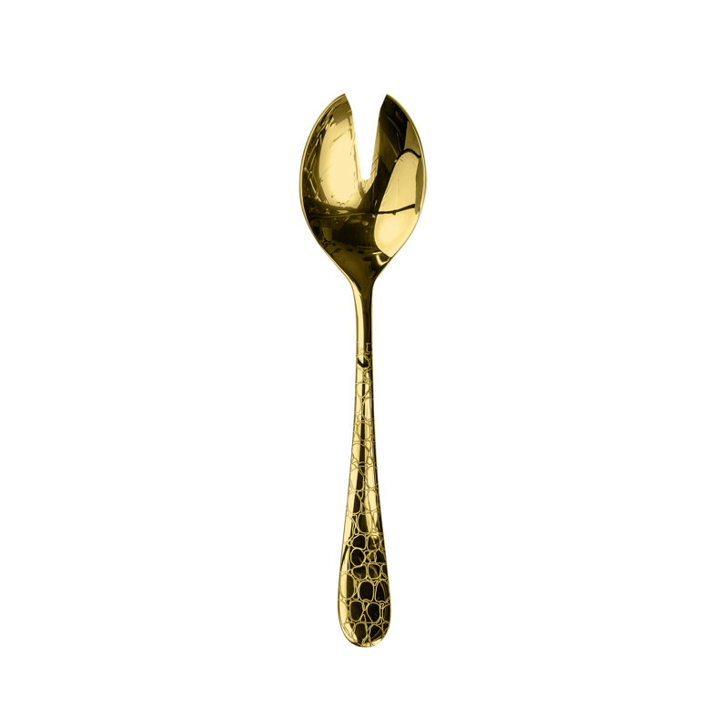 Coccodrillo Stainless Steel Serving Piece, Oro